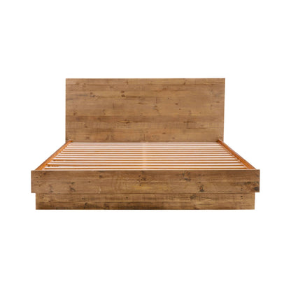 Nevada Wooden Brown Modern Bed