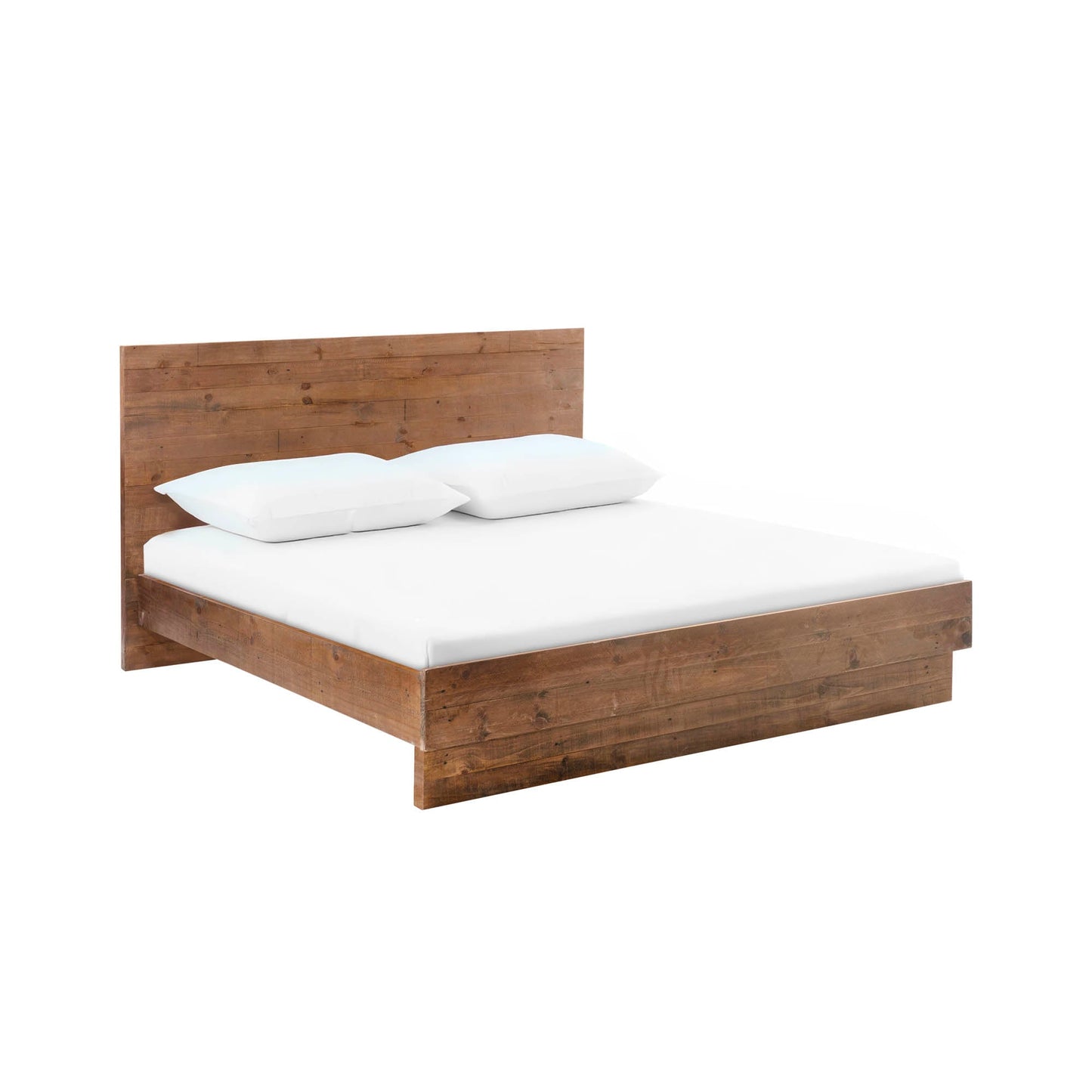 Nevada Wooden Brown Modern Bed