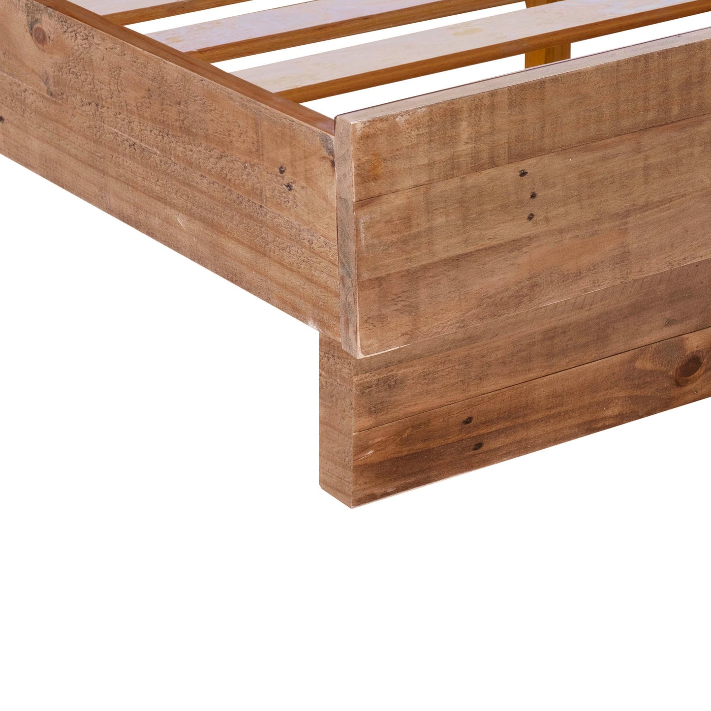 Nevada Wooden Brown Modern Bed