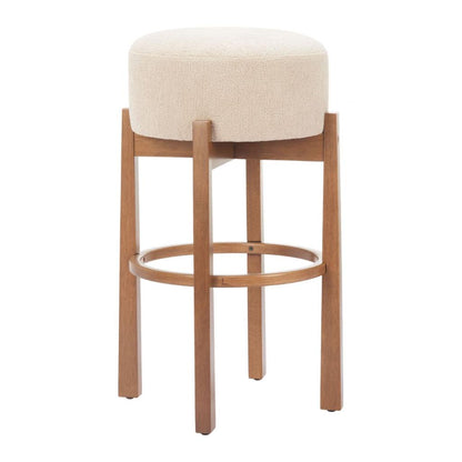 Zuo Modern Nade Textured Fabric Barstool 2PC