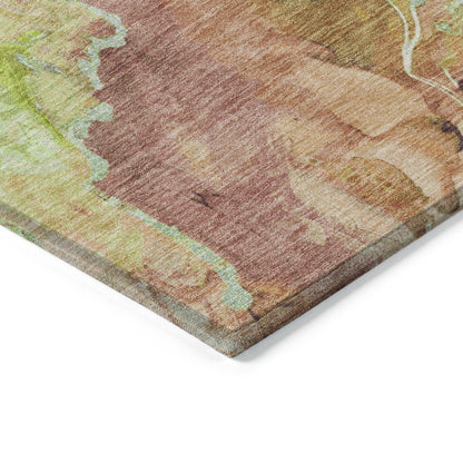 Addison Rugs Naelain Brown Washable Indoor-Outdoor Rug