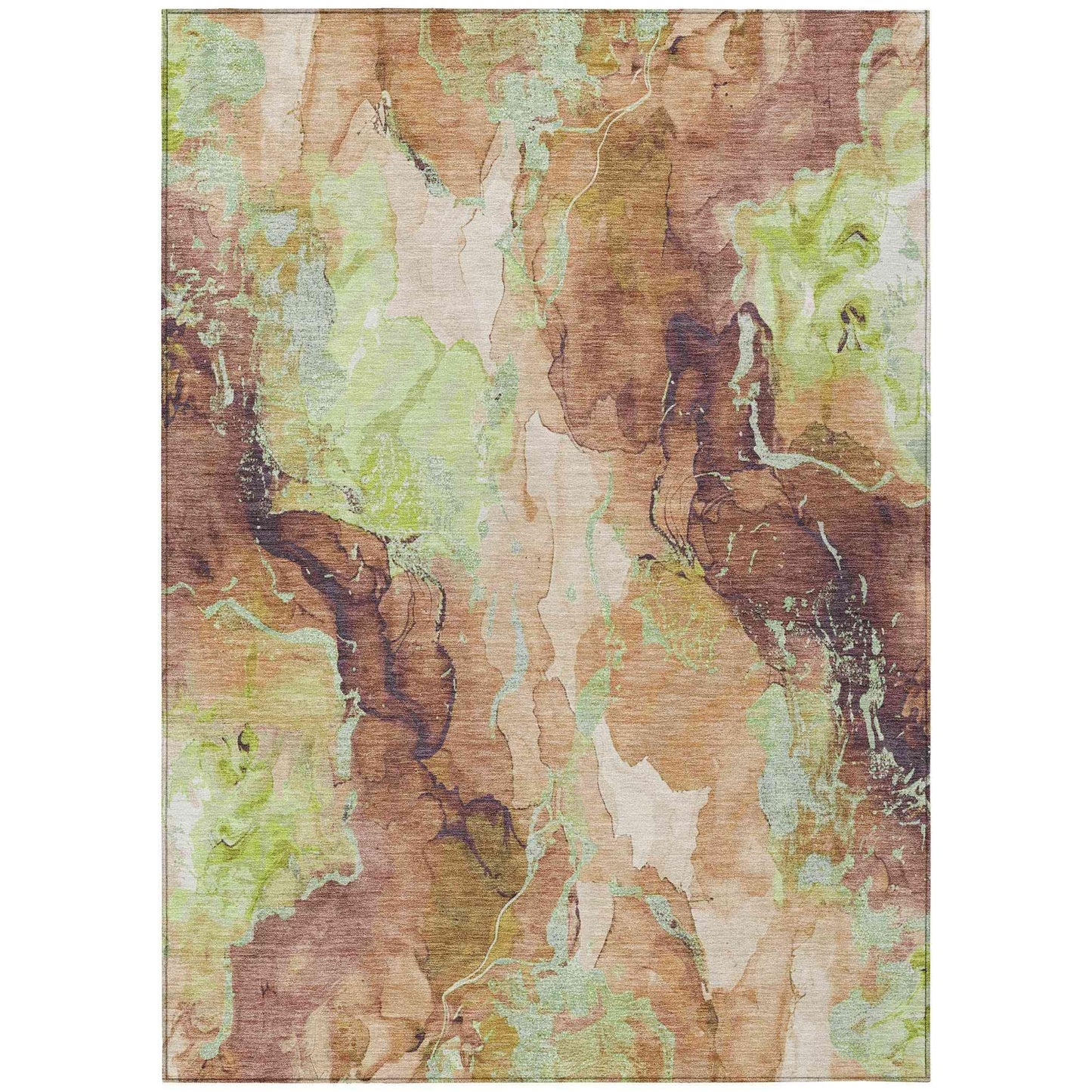 Addison Rugs Naelain Brown Washable Indoor-Outdoor Rug