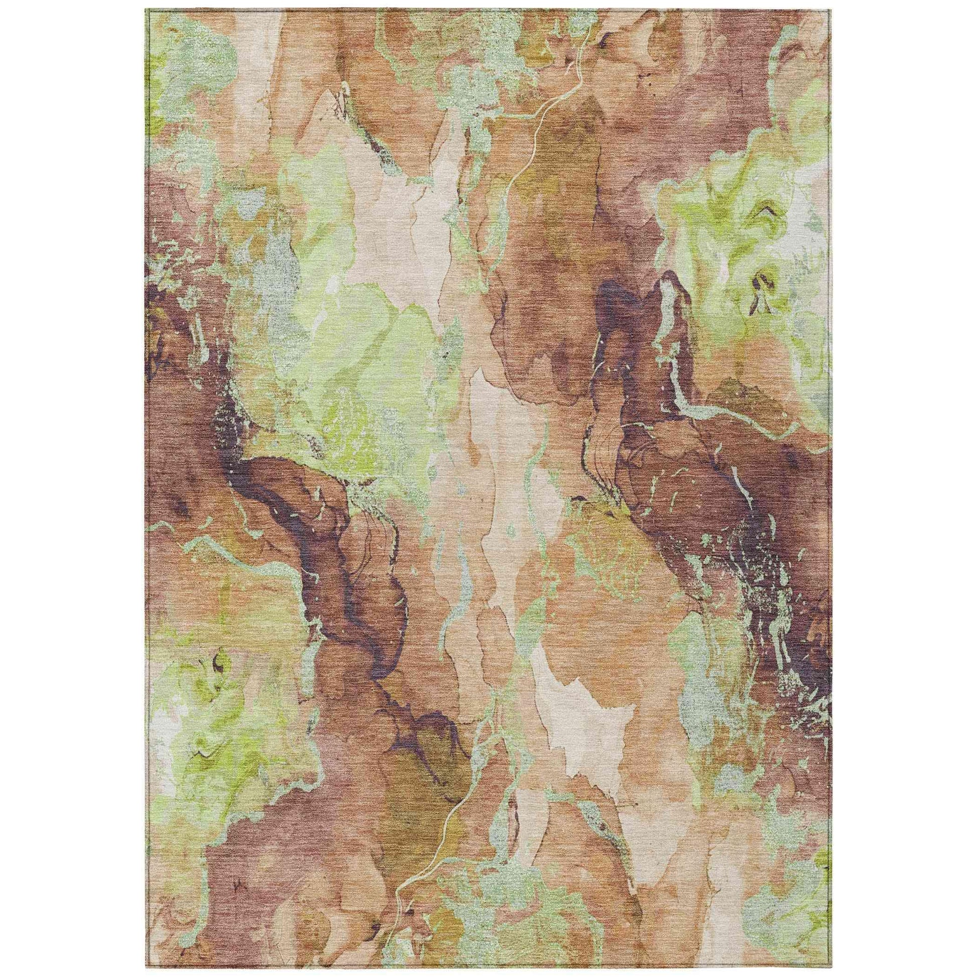 Addison Rugs Naelain Brown Washable Indoor-Outdoor Rug