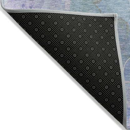 Addison Rugs Naelain Purple Washable Indoor-Outdoor Rug