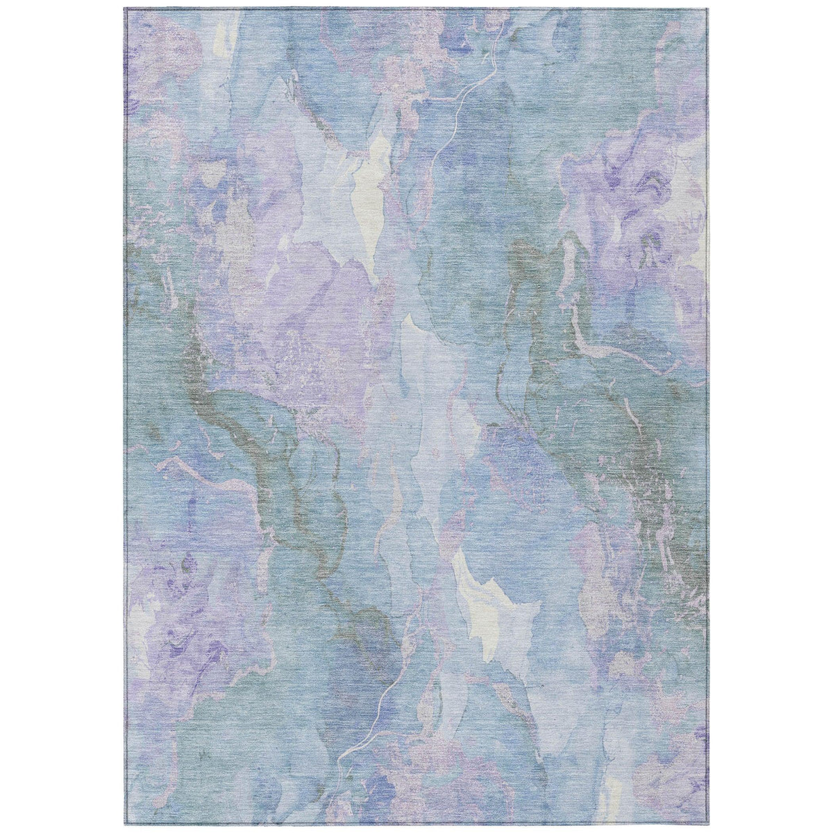 Addison Rugs Naelain Purple Washable Indoor-Outdoor Rug