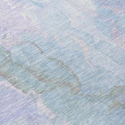 Addison Rugs Naelain Sky Washable Indoor-Outdoor Rug