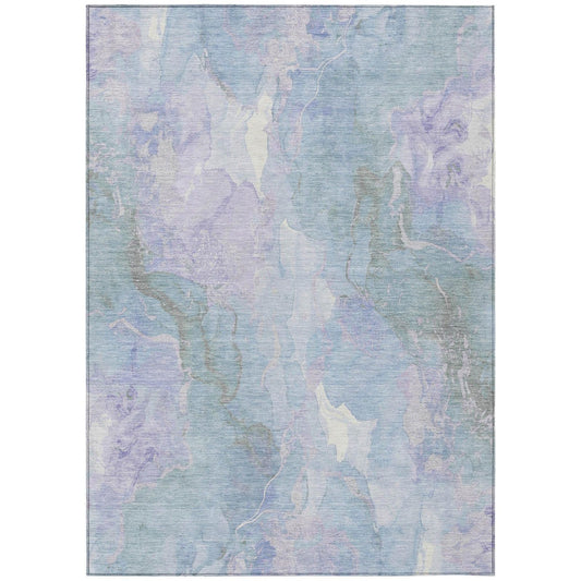 Addison Rugs Naelain Sky Washable Indoor-Outdoor Rug