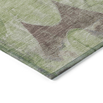 Addison Rugs Naelara Green Washable Indoor-Outdoor Rug