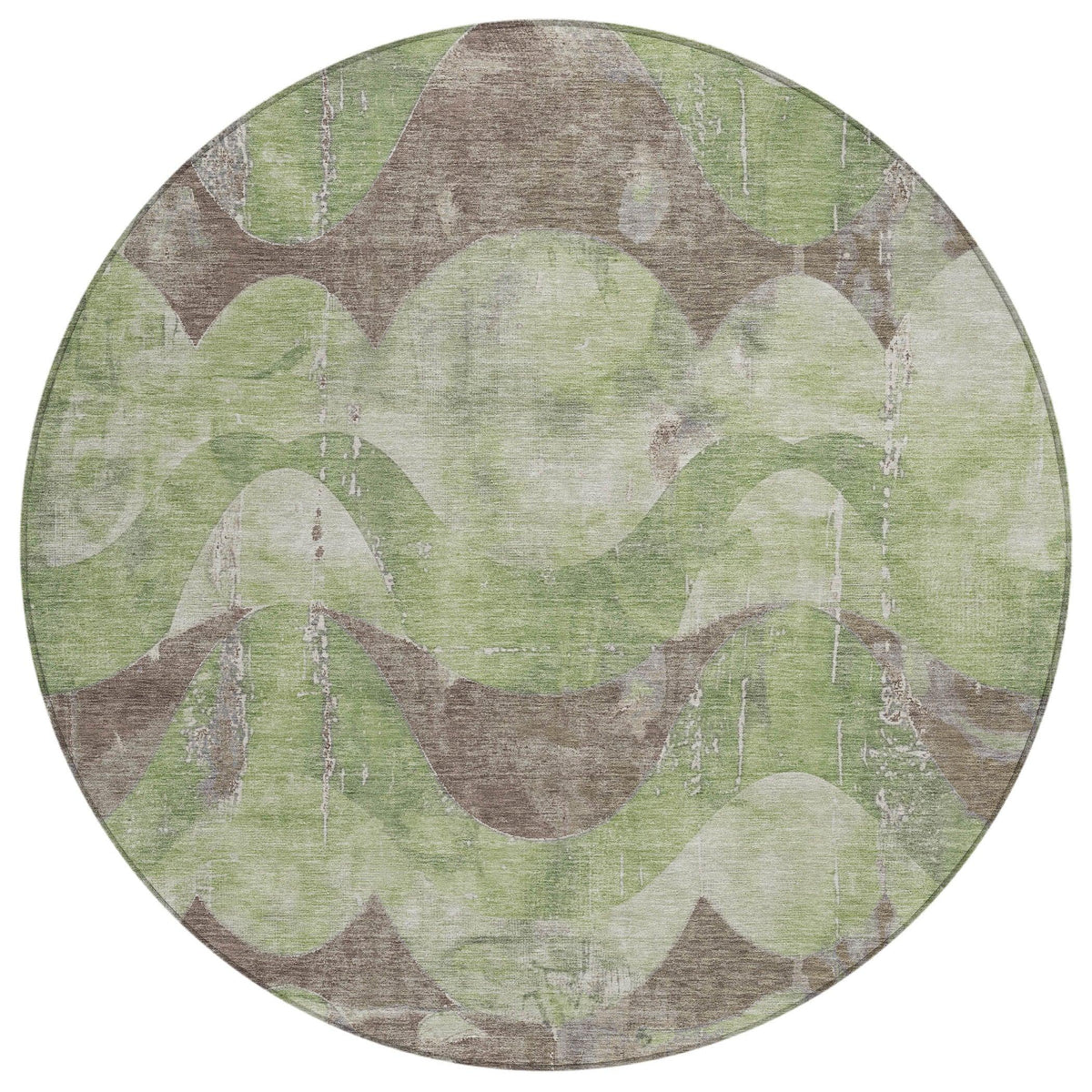 Addison Rugs Naelara Green Washable Indoor-Outdoor Rug