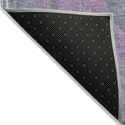 Addison Rugs Naelara Purple Washable Indoor-Outdoor Rug