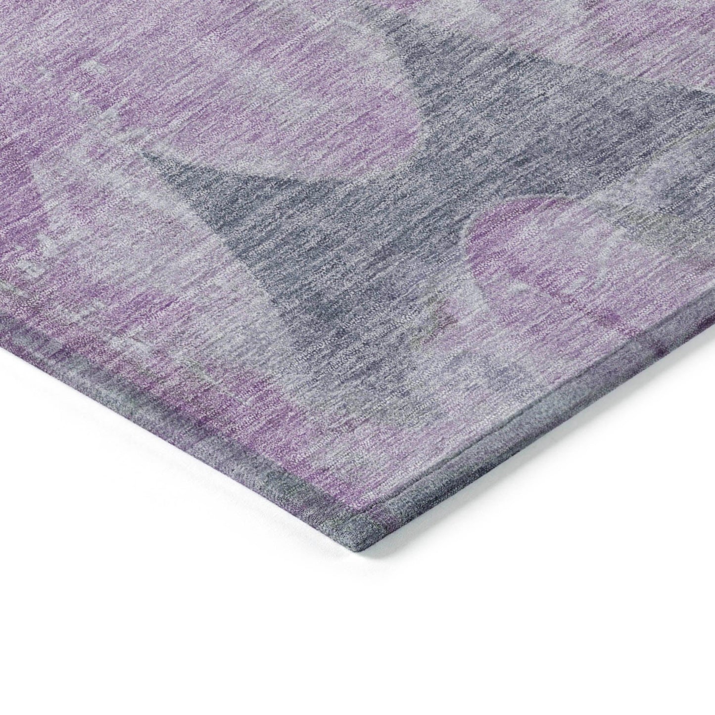Addison Rugs Naelara Purple Washable Indoor-Outdoor Rug