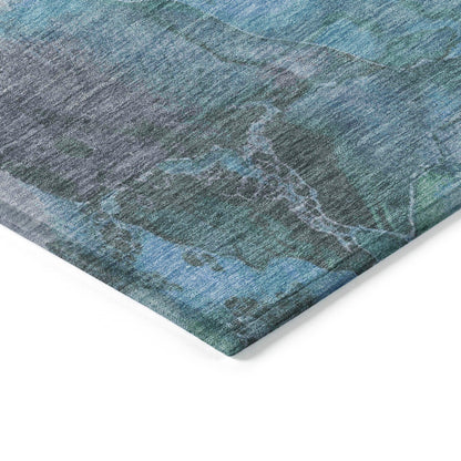 Addison Rugs Naelien Blue Washable Indoor-Outdoor Rug