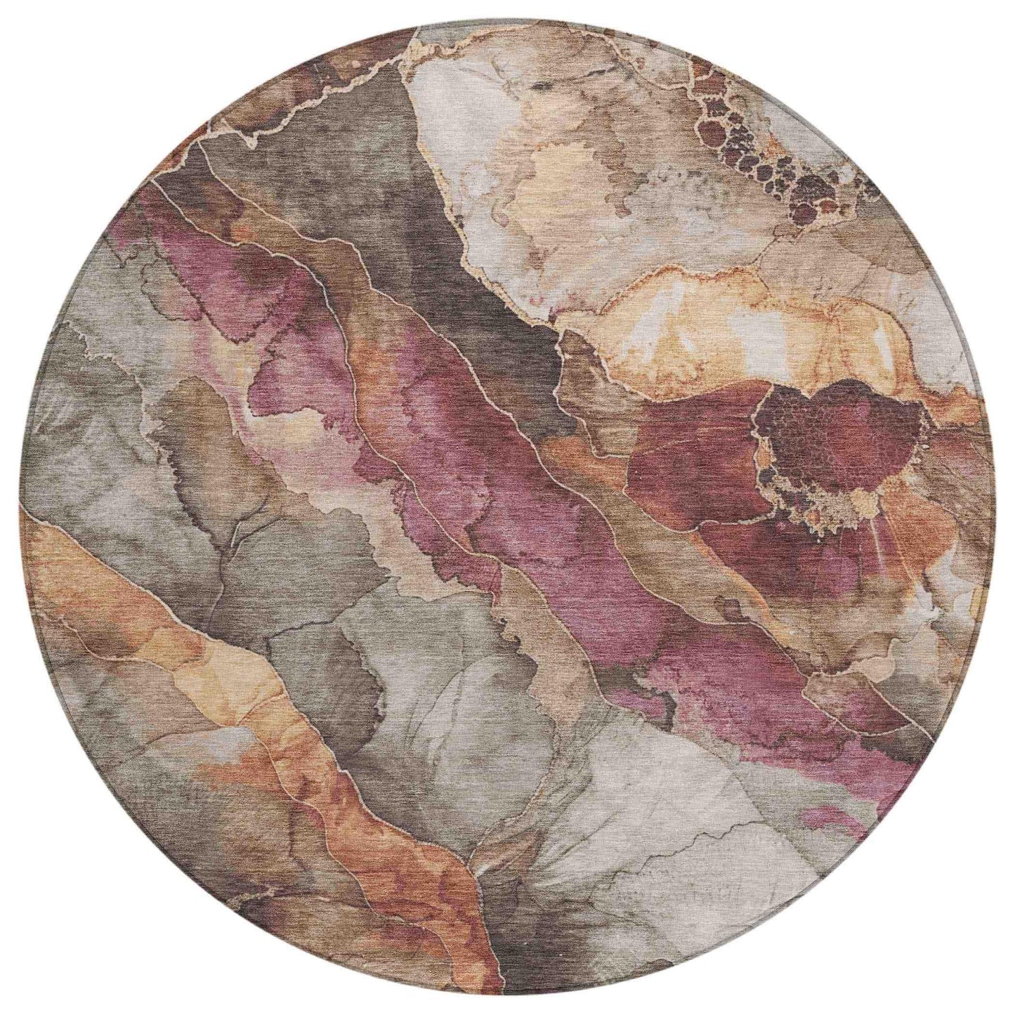 Addison Rugs Naelien Brown Washable Indoor-Outdoor Rug
