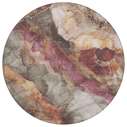 Addison Rugs Naelien Brown Washable Indoor-Outdoor Rug