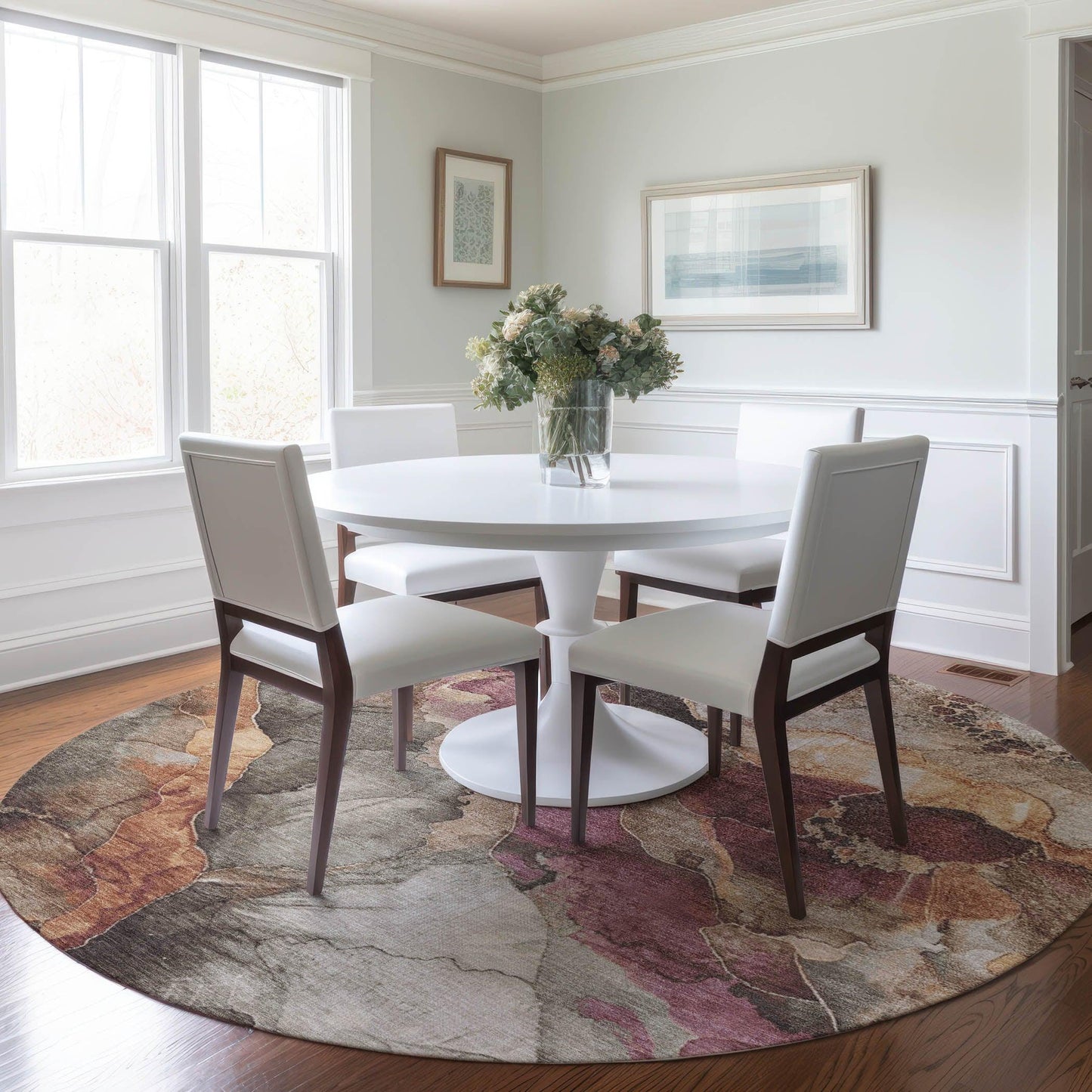 Addison Rugs Naelien Brown Washable Indoor-Outdoor Rug