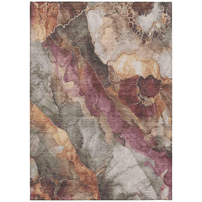 Addison Rugs Naelien Brown Washable Indoor-Outdoor Rug