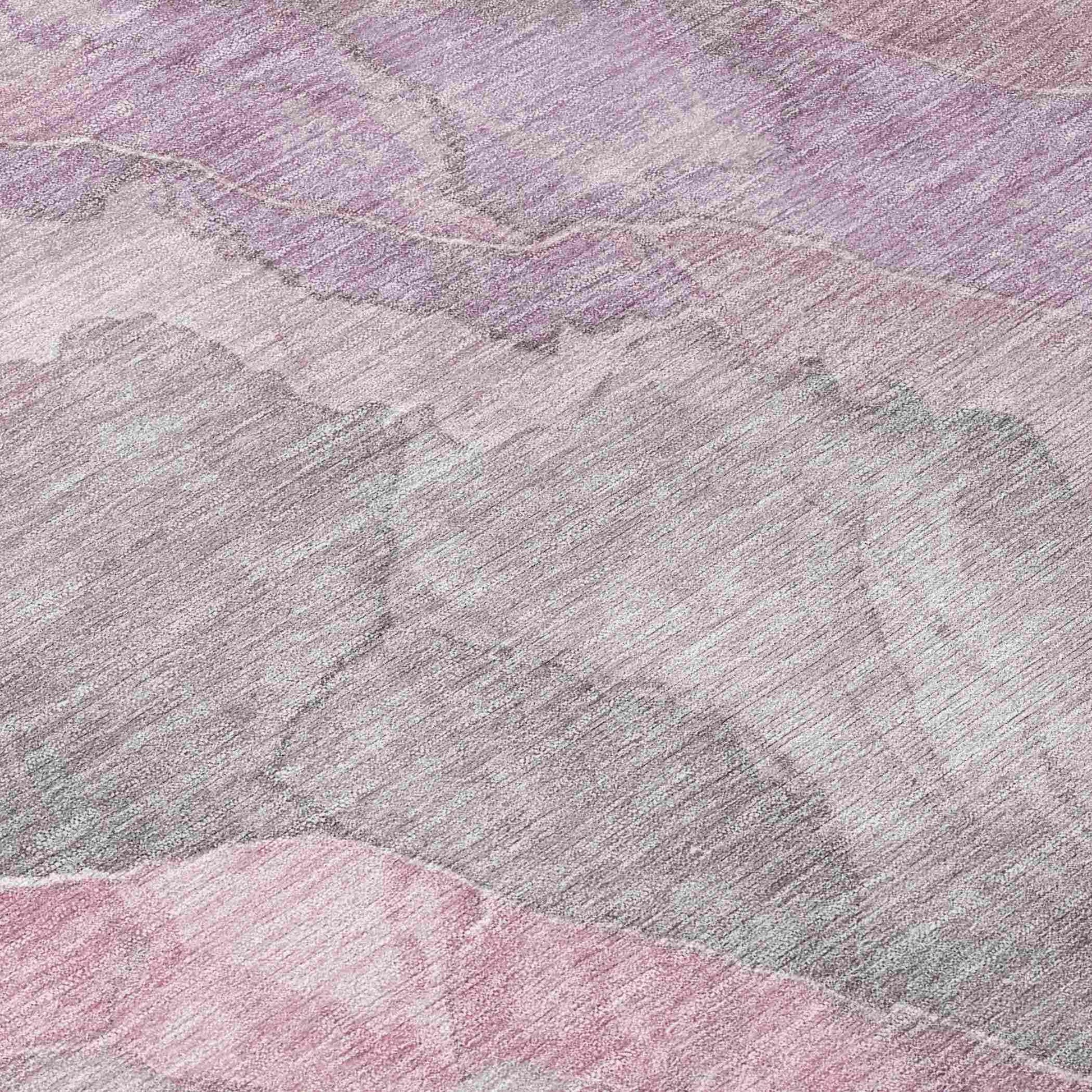 Addison Rugs Naelien Pink Washable Indoor-Outdoor Rug