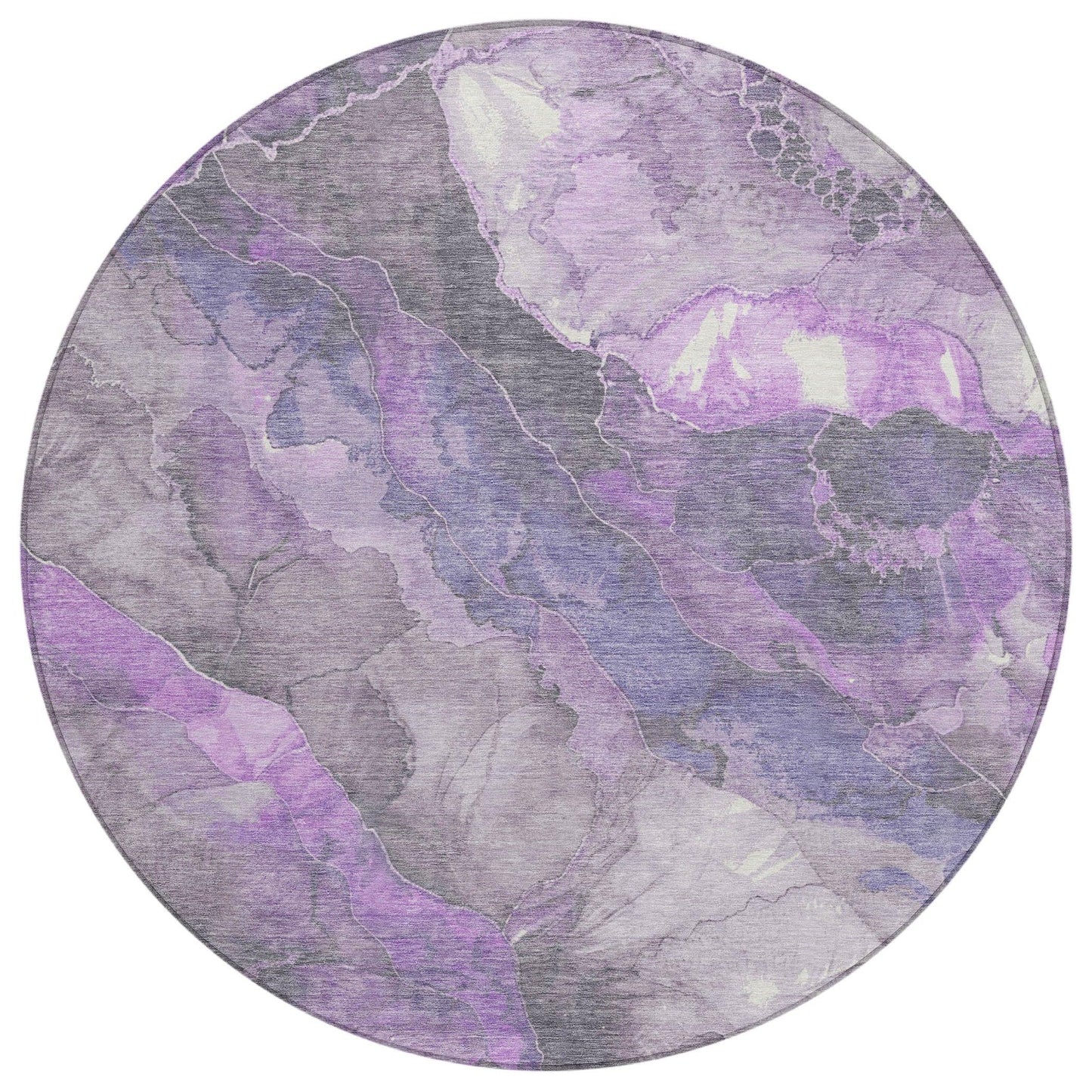 Addison Rugs Naelien Purple Washable Indoor-Outdoor Rug