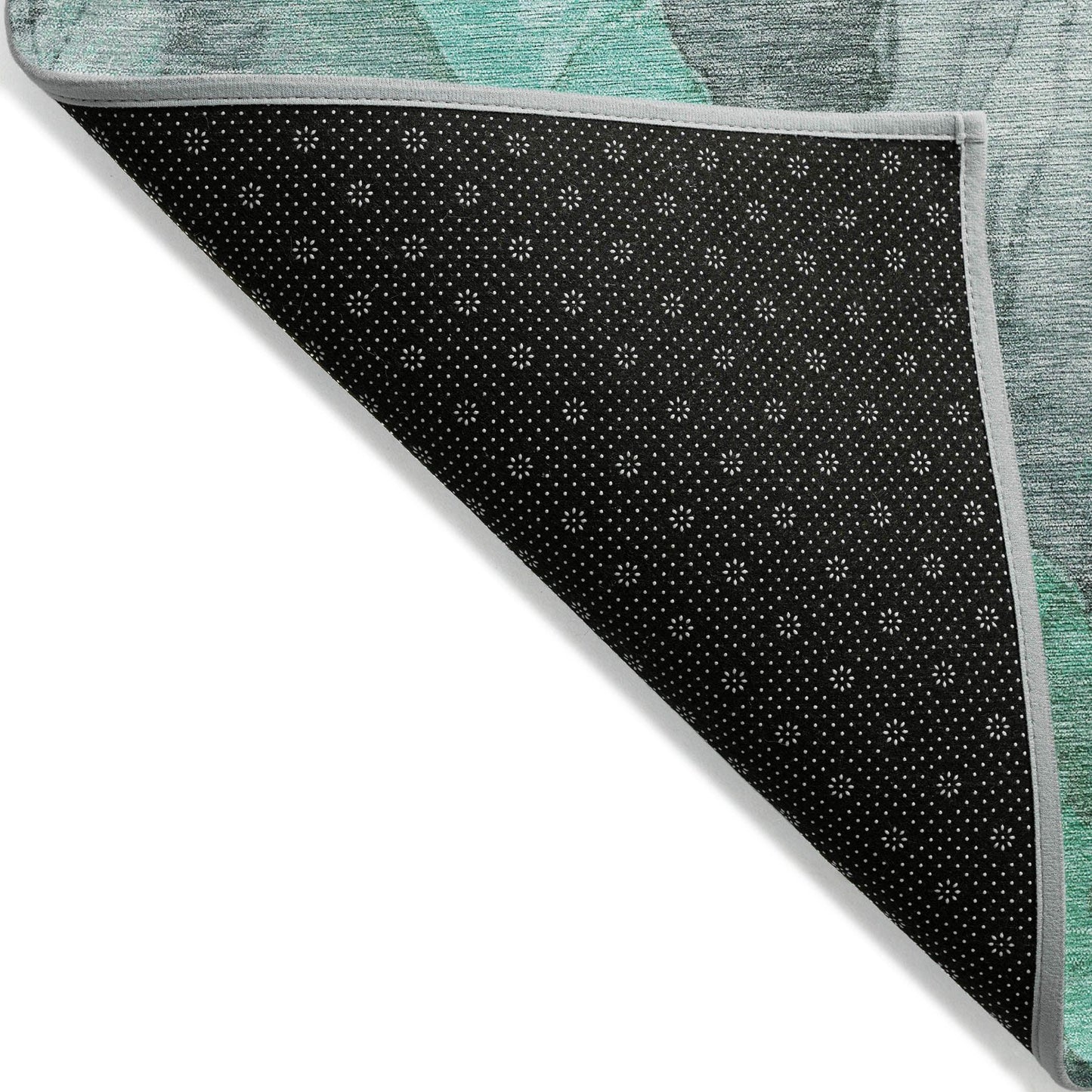 Addison Rugs Naelien Teal Washable Indoor-Outdoor Rug