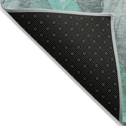 Addison Rugs Naelien Teal Washable Indoor-Outdoor Rug