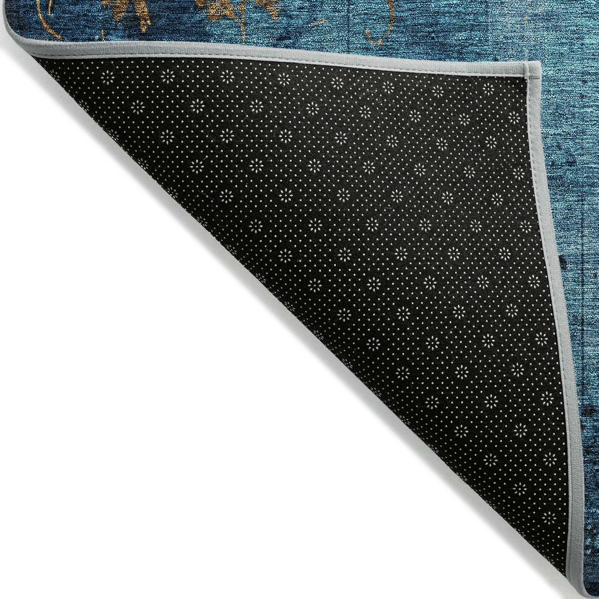Addison Rugs Naelion Blue Washable Indoor-Outdoor Rug