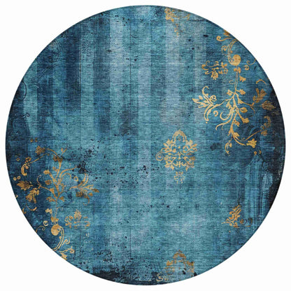 Addison Rugs Naelion Blue Washable Indoor-Outdoor Rug