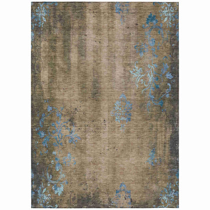 Addison Rugs Naelion Brown Washable Indoor-Outdoor Rug