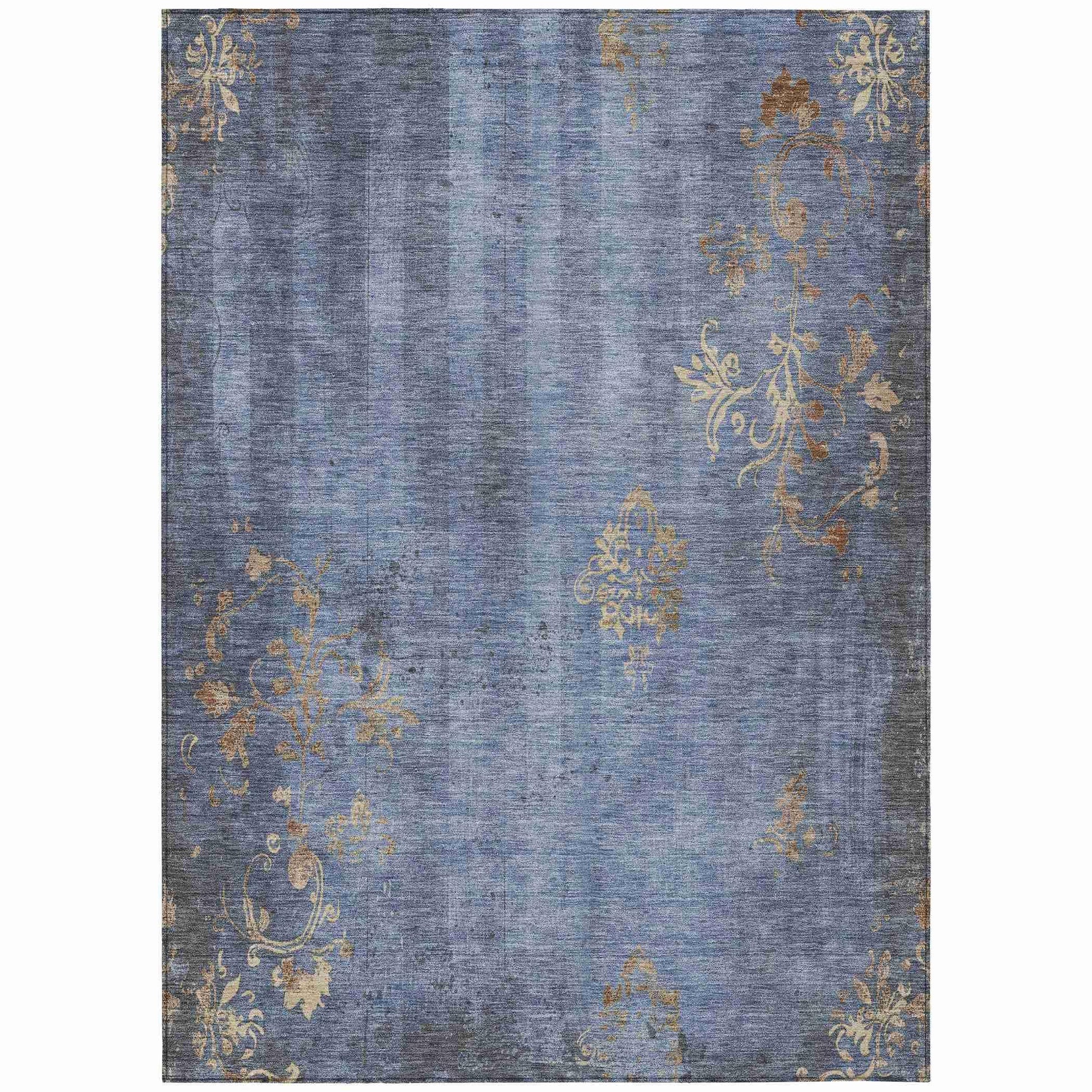 Addison Rugs Naelion Denim Washable Indoor-Outdoor Rug