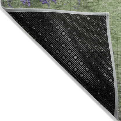 Addison Rugs Naelion Green Washable Indoor-Outdoor Rug