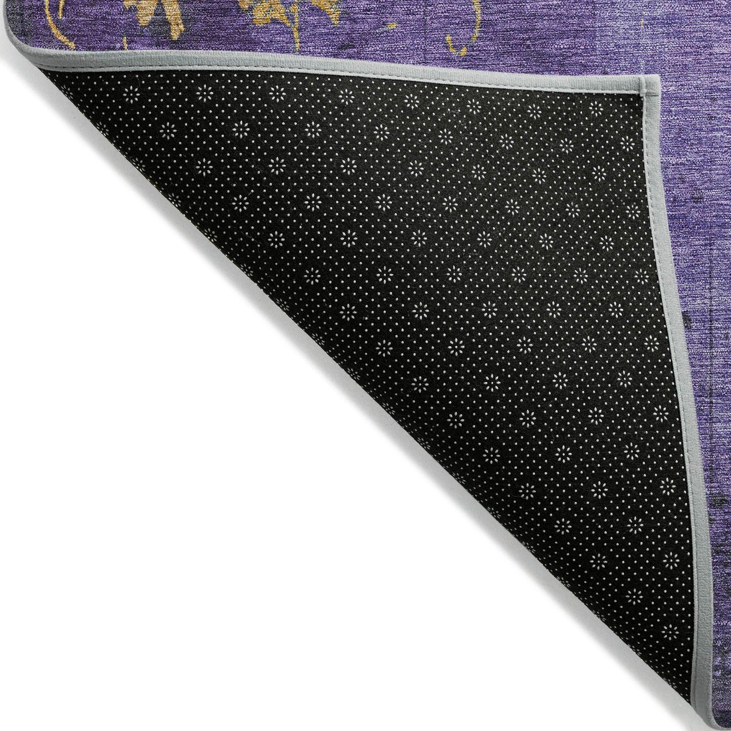 Addison Rugs Naelion Purple Washable Indoor-Outdoor Rug