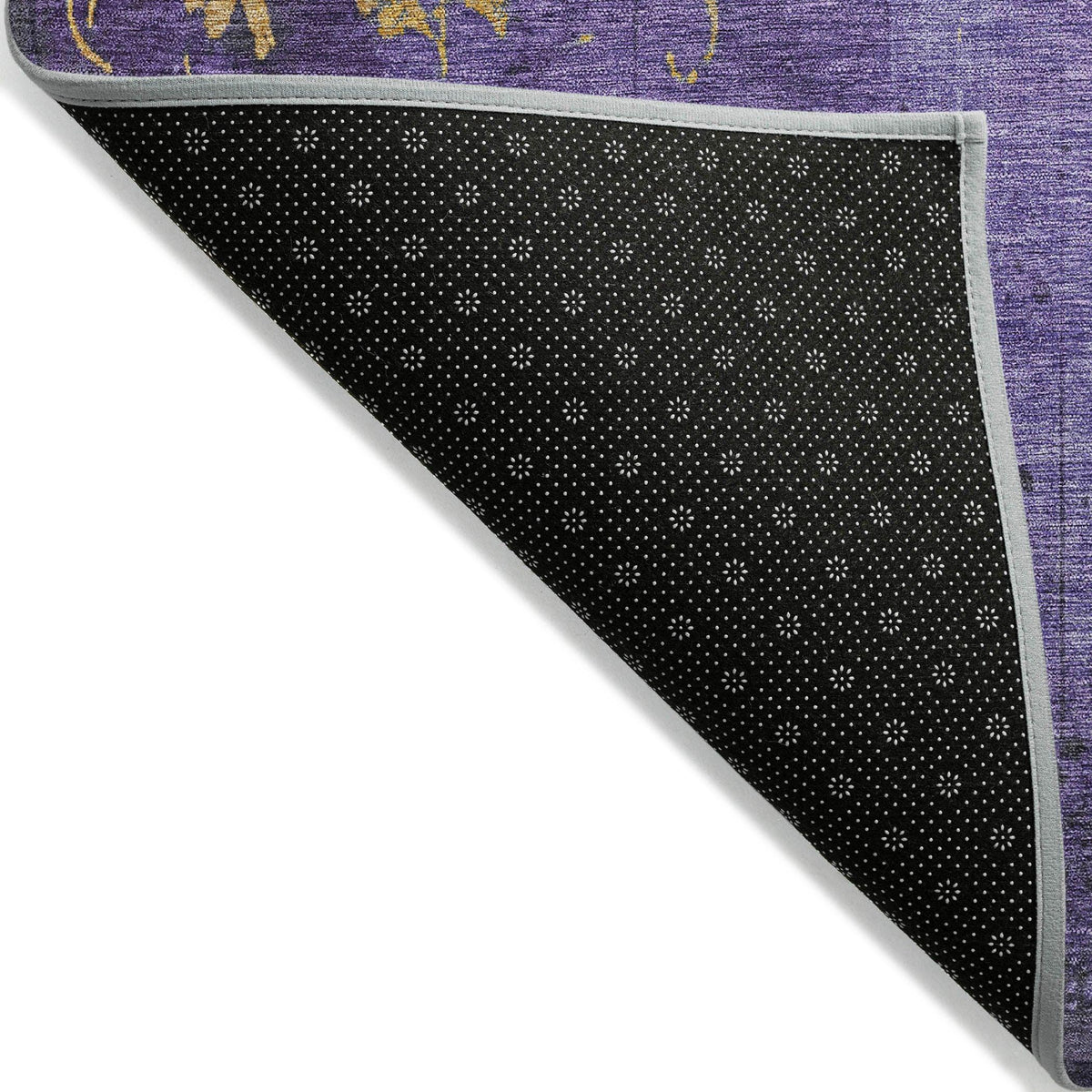 Addison Rugs Naelion Purple Washable Indoor-Outdoor Rug