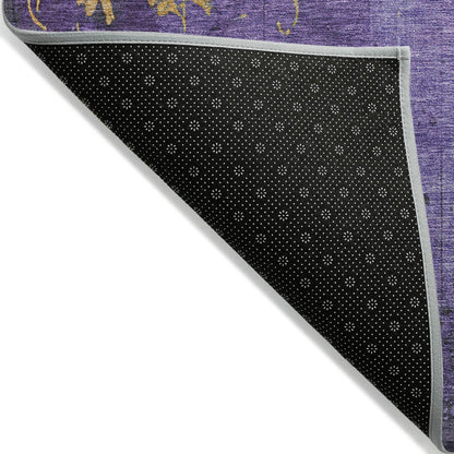 Addison Rugs Naelion Purple Washable Indoor-Outdoor Rug