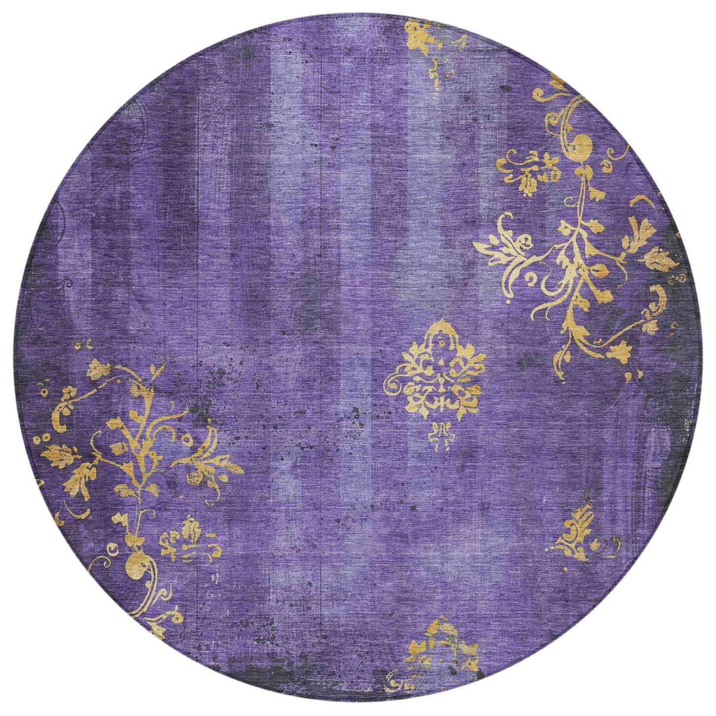 Addison Rugs Naelion Purple Washable Indoor-Outdoor Rug
