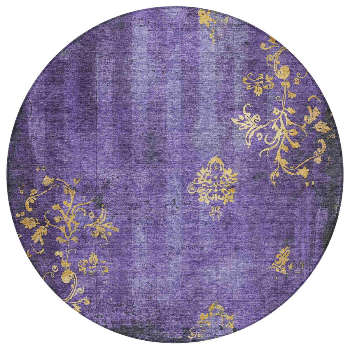 Addison Rugs Naelion Purple Washable Indoor-Outdoor Rug