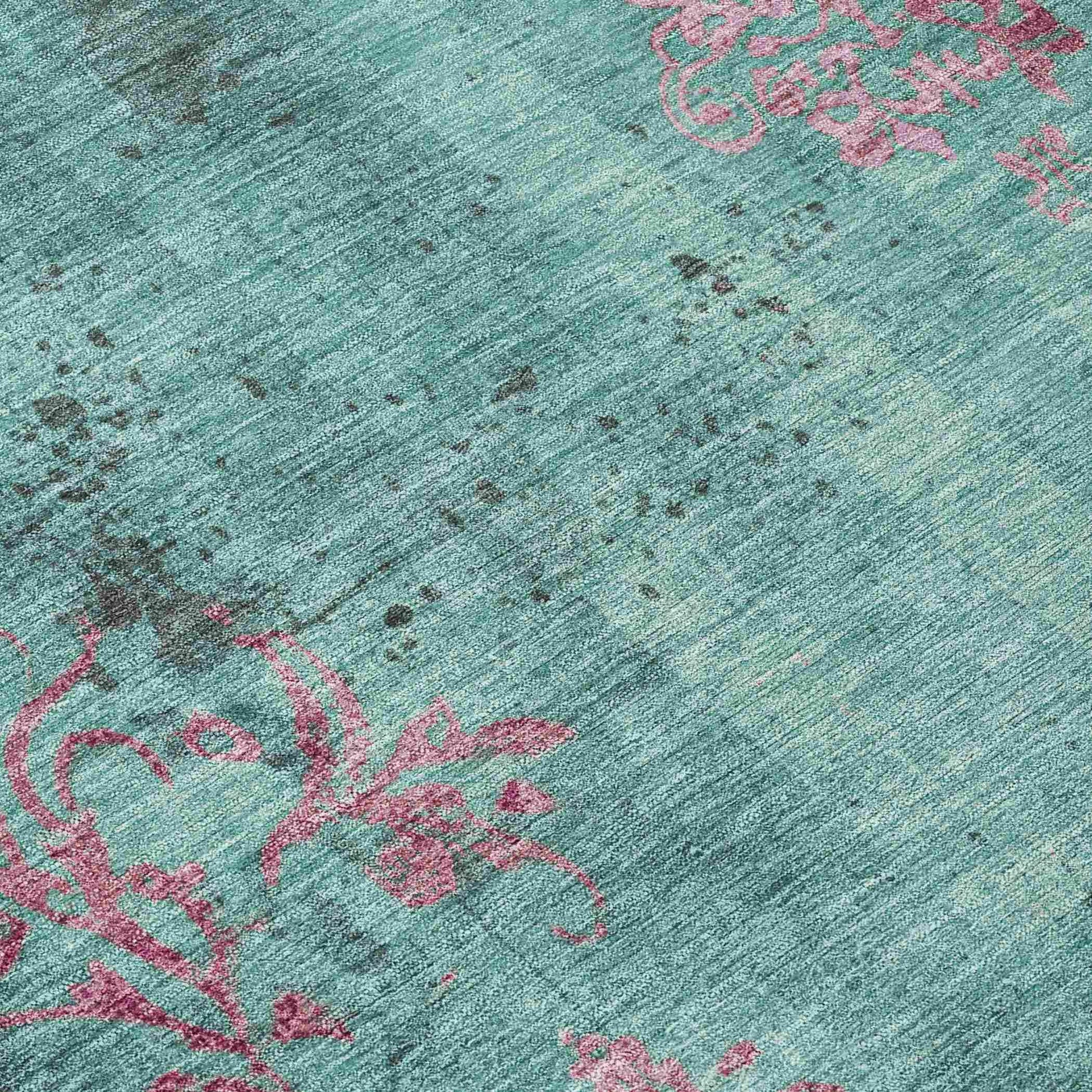 Addison Rugs Naelion Seafoam Washable Indoor-Outdoor Rug