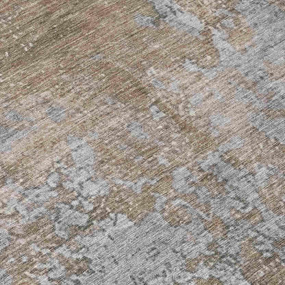 Addison Rugs Naelira Brown Washable Indoor-Outdoor Rug