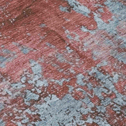 Addison Rugs Naelira Coral Washable Indoor-Outdoor Rug