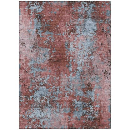Addison Rugs Naelira Coral Washable Indoor-Outdoor Rug