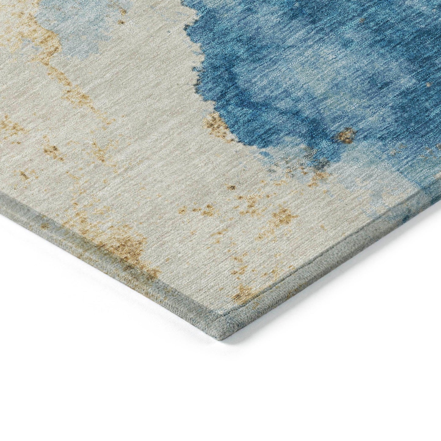 Addison Rugs Naelius Blue Washable Indoor-Outdoor Rug