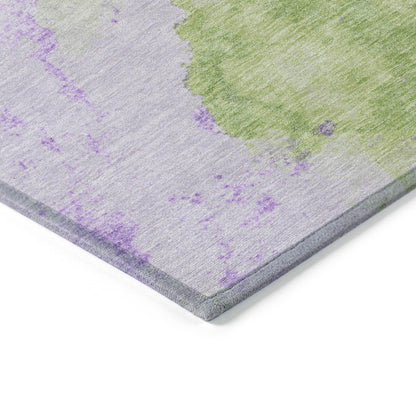 Addison Rugs Naelius Green Washable Indoor-Outdoor Rug