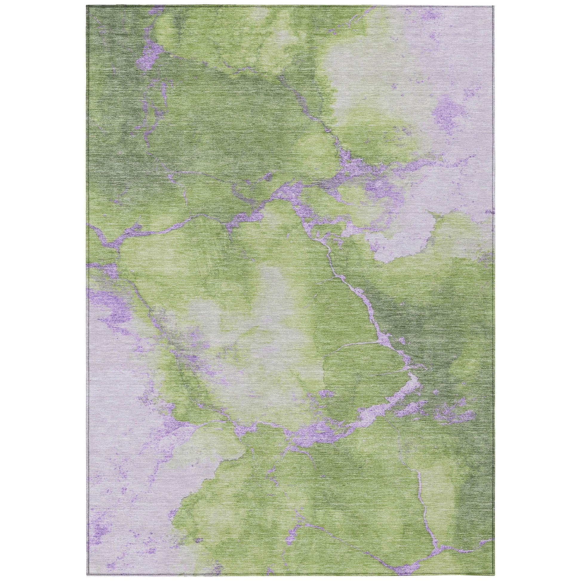 Addison Rugs Naelius Green Washable Indoor-Outdoor Rug