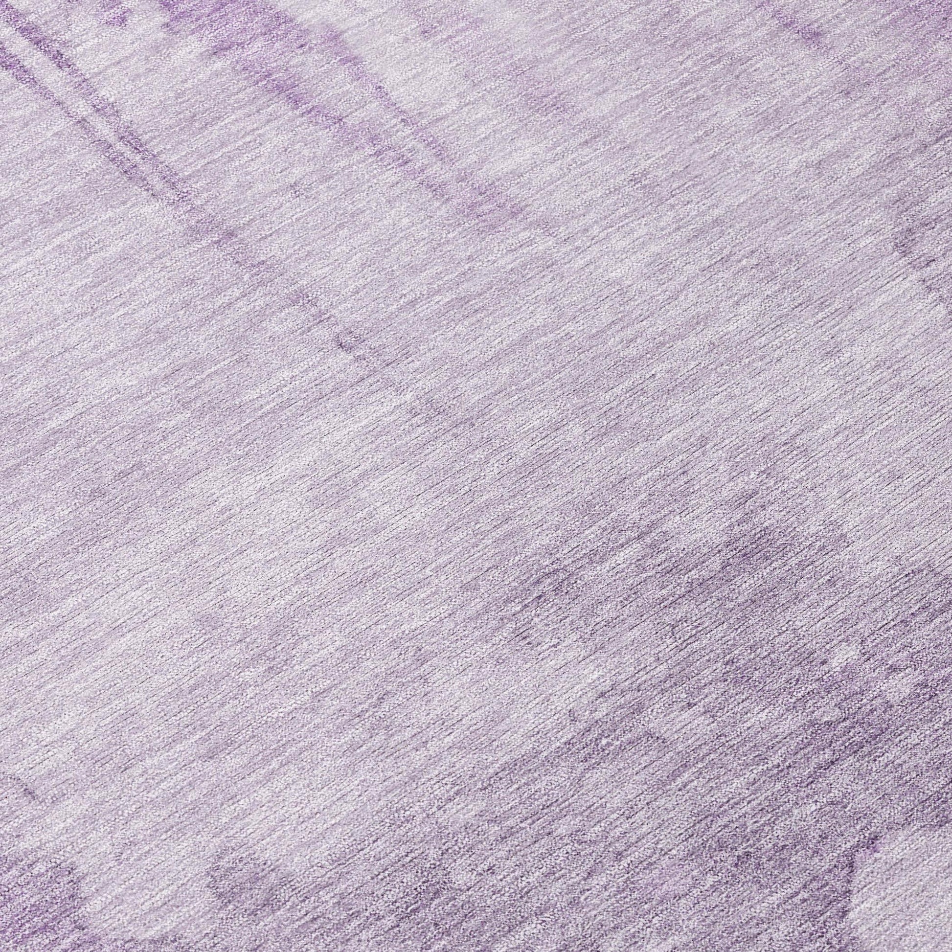 Addison Rugs Naelon Purple Washable Indoor-Outdoor Rug