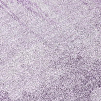 Addison Rugs Naelon Purple Washable Indoor-Outdoor Rug