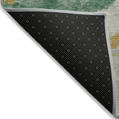 Addison Rugs Naelora Green Washable Indoor-Outdoor Rug