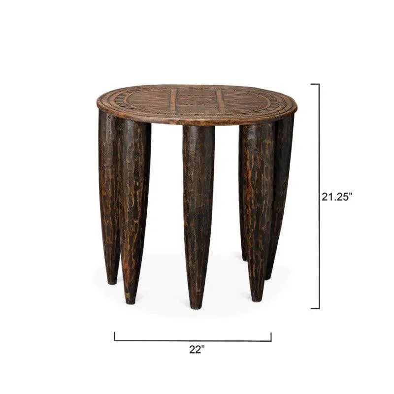 Naga Artisans Handcrafted Side Table