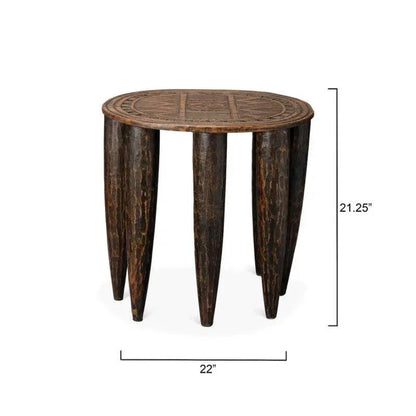 Naga Artisans Handcrafted Side Table