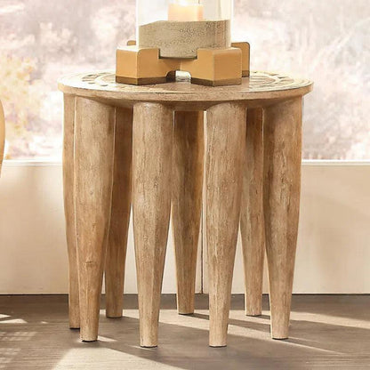Naga Artisans Handcrafted Side Table