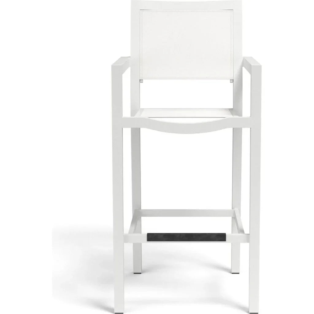 Naples Aluminum Made Sling Outdoor Barstool -- view 2
