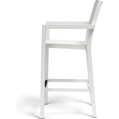 Naples Aluminum Made Sling Outdoor Barstool -- view 3