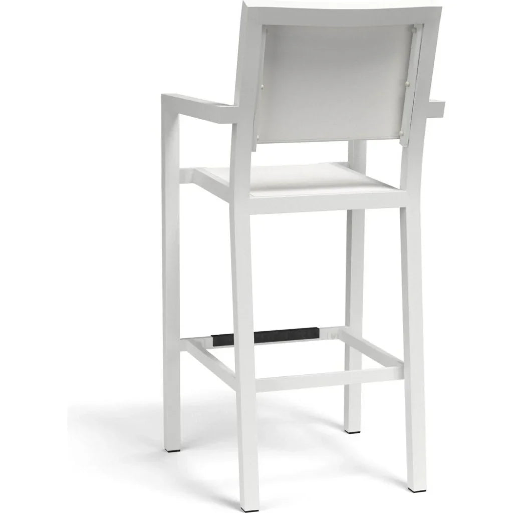 Naples Aluminum Made Sling Outdoor Barstool -- view 4
